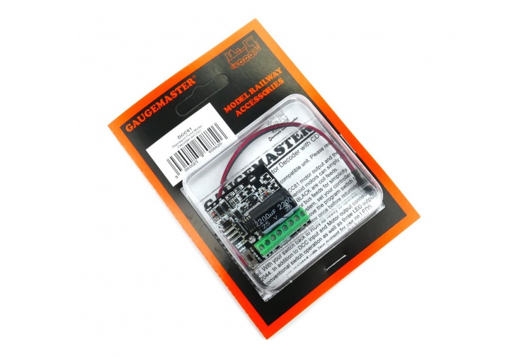 Gaugemaster DCC81 Standard Point Motor Decoder W/CDU Package
