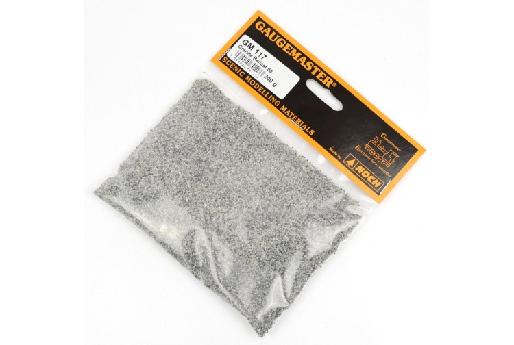 Gaugemaster GM117 Granite Grey Ballast 200g Package