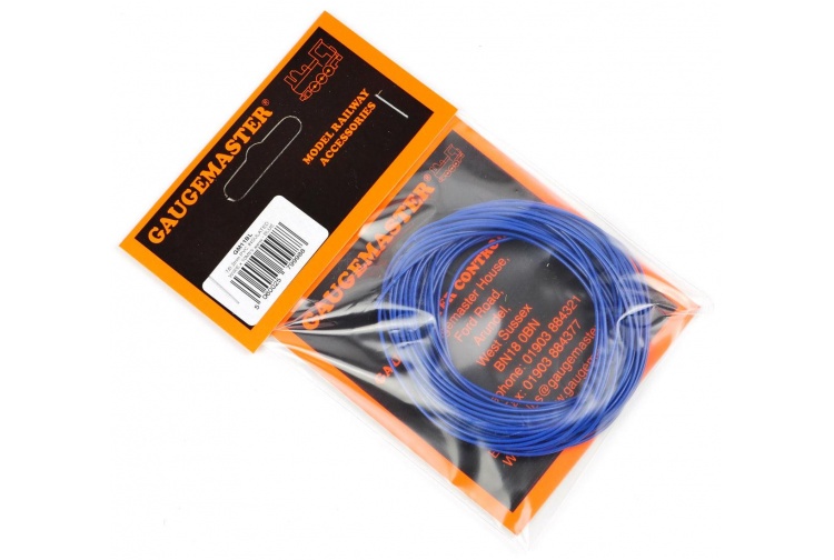 Gaugemaster GM11BL Blue Wire (7 x 0.2mm) 10m Packet