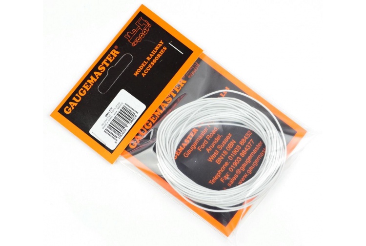 Gaugemaster GM11W White Wire (7 x 0.2mm) 10m Packet