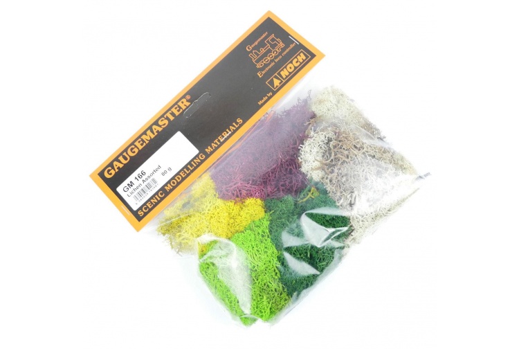 Gaugemaster GM166 Assorted Lichen (80g) Package