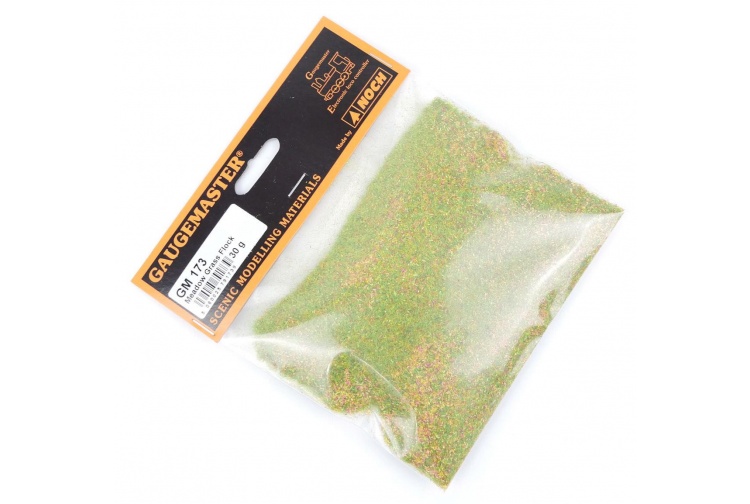 Gaugemaster GM173 Meadow Grass Static Flock (30g) Package