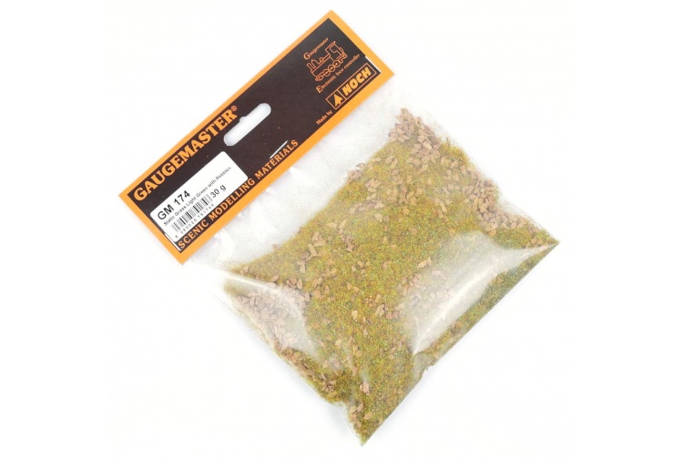 Gaugemaster GM174 Woodland Stony Floor And Grass Static Flock (30g) Package