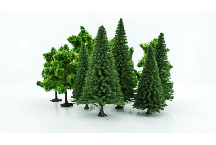 Model Railway Scenery - Gaugemaster GM221 Mixed Trees (Pack of 10)
