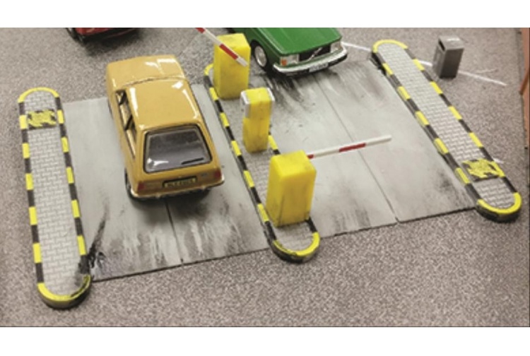Gaugemaster GM428 Fordhampton Car Park OO Gauge Plastic Kit Example Layout