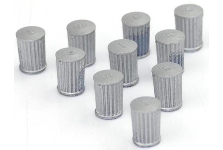 Gaugemaster GM494 Traditional Dustbins (10 Pre-Built Bins) Complete Pack