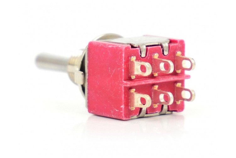 Gaugemaster GM505 DPDT Centre Off Mini Toggle Switch Bottom