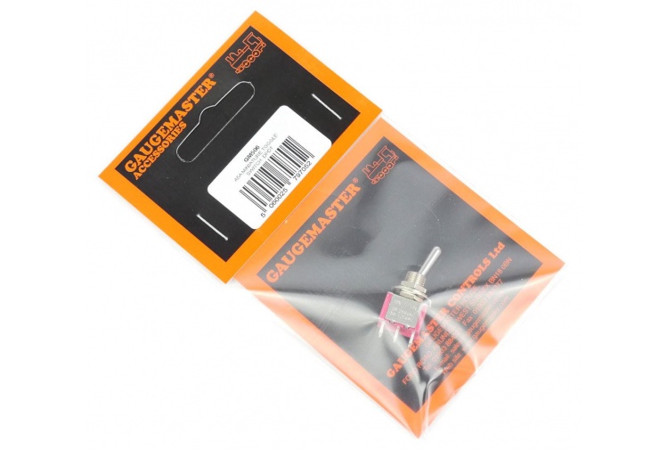 Gaugemaster GM506 DPDT Mini Toggle Switch Package