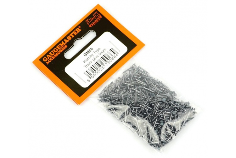 Gaugemaster GM66 Track Pins 10mm Hornby Style 500 Package