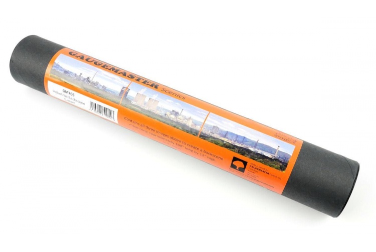 Gaugemaster GM706 Industrial Large Photo Backscene (2744mm By 304mm) Package