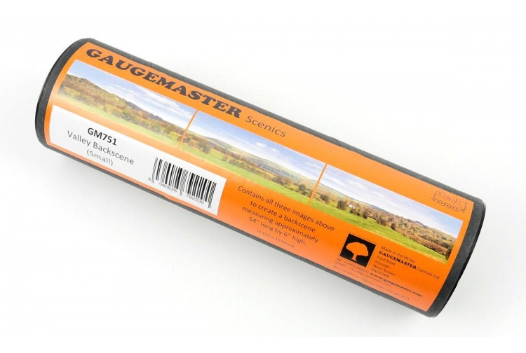Gaugemaster GM751 Valley Small Backscene (1372mm By 152mm) Package