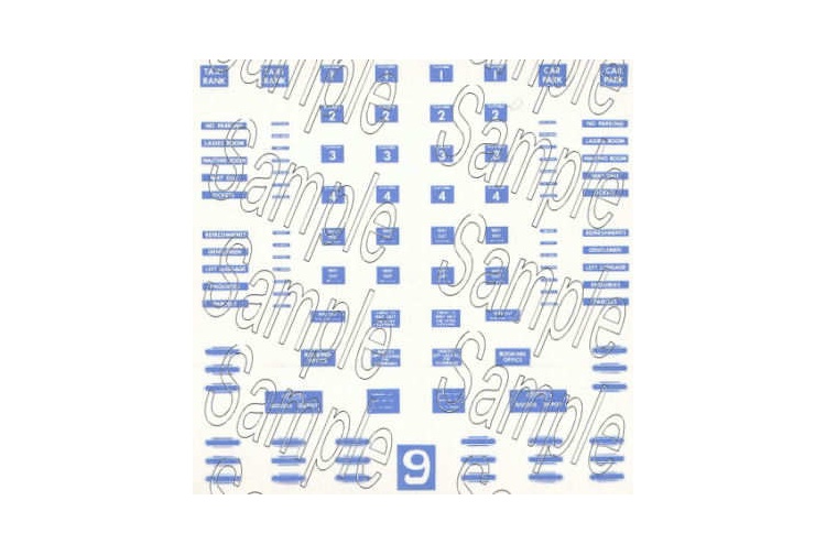 Gaugemaster Tiny Signs TSN9SCOT BR Scottish Region Station Signs