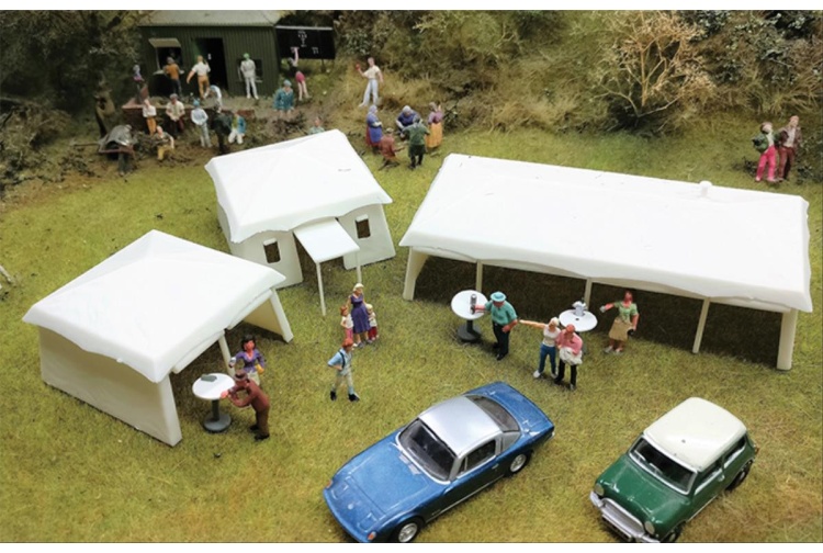 Gaugemaster GM454 Marquees OO Scale Plastic Kit (Pack of 3)