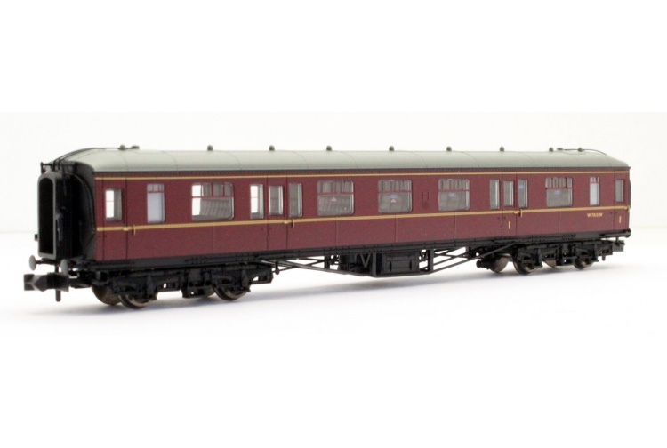 Graham Farish 374-562 GWR Hawksworth Composite Corridor BR Maroon