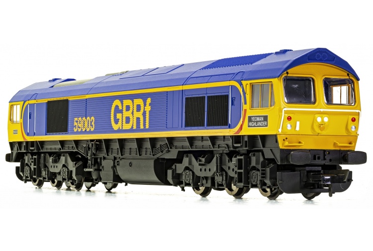 Hornby R3760 GBRf Co-Co Class 59 'Yeoman Highlander' Rear Left
