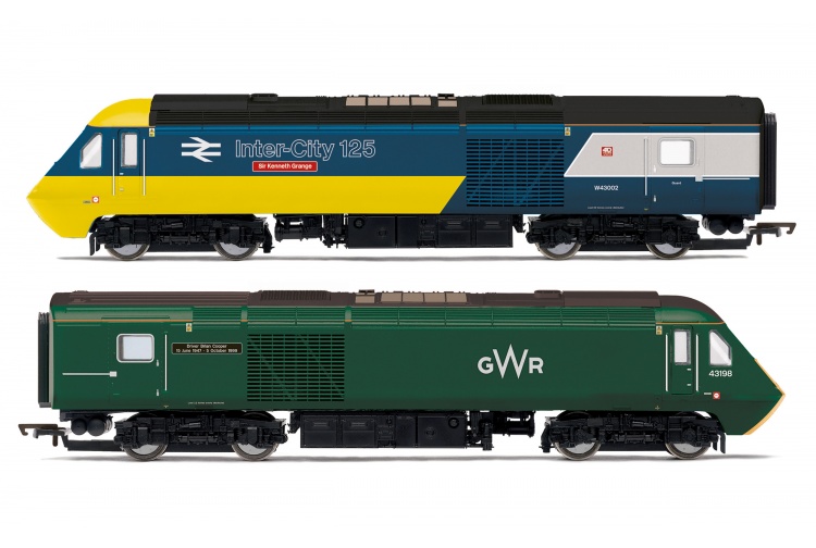 Hornby R3770 GWR Class 43 HST Power Cars 43002 Sir Kenneth Grange and 43198
