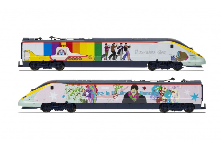 Hornby R3829 Eurostar Class 373 Set 3005 And 3006 Yellow Submarine Train Pack Profile 4 Power Cars