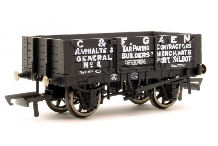 Hornby R6900 4 Plank Wagon C&F Gaen No. 4 Front Left