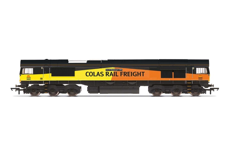 Hornby R30019 Colas, Class 66, Co-Co, 66850 'David Maidment OBE'
