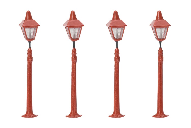 Hornby R8673 OO Scale Platform Lamps (pack of 4)