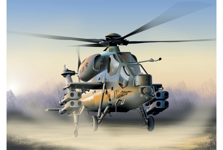 Italeri 0006 A - 129 Mangusta 1:72 Scale Model Aircraft Kit