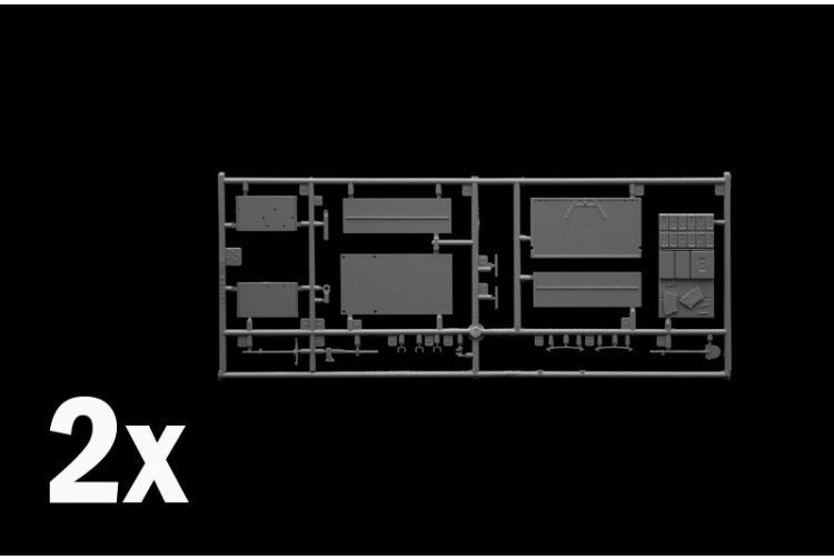Italeri 6450 SD. Anhanger 51 Trailer Parts 2