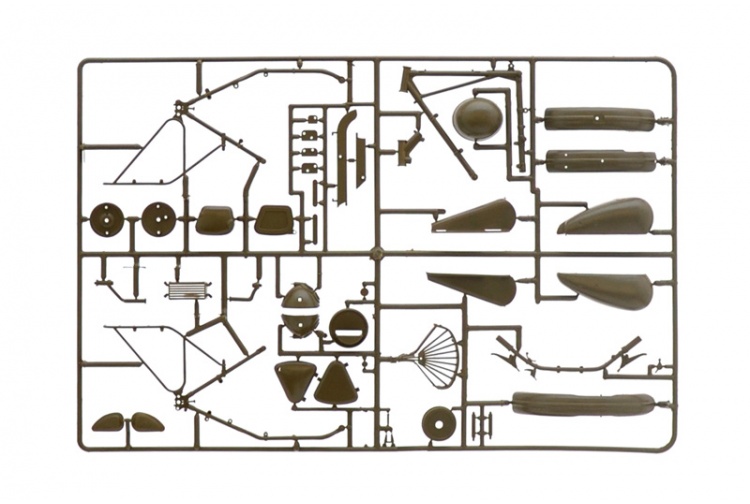 Italeri 7402 Triumph 3HW Parts 3