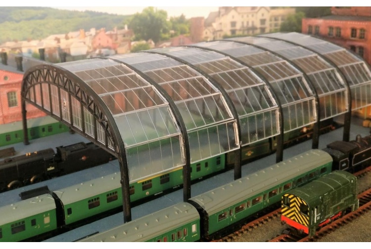 Kestrel Designs GMKD1004 Station Overall Roof N Scale Plastic Kit