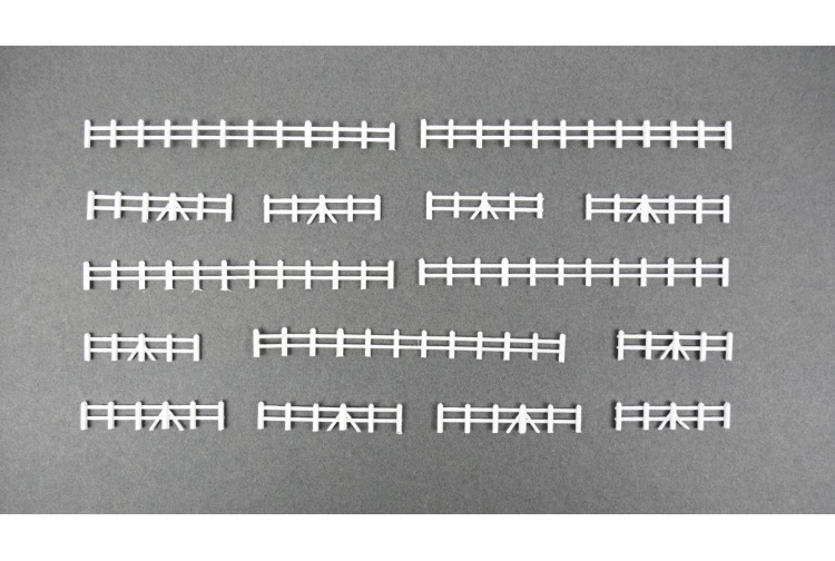 Kestrel GMKD13W White Farm Rail Fencing 86mm