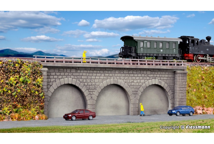 Kibri 37670 Bricked railway embankment