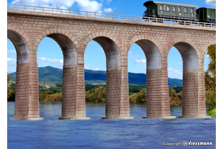 Kibri 37675 Viaduct Pillars N Gauge Plastic Kit