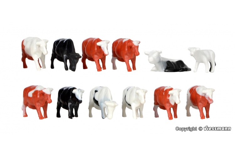 Kibri 38152 HO/OO Scale Cows Contents