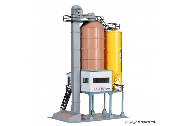 Kibri 39804 Concrete Works HO/OO Scale Plastic Kit Front