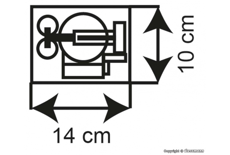 Kibri 39804 Concrete Works HO/OO Scale Plastic Kit Plan