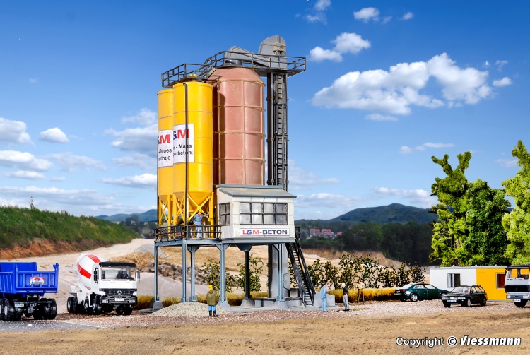 Kibri 39804 Concrete Works HO/OO Scale Plastic Kit