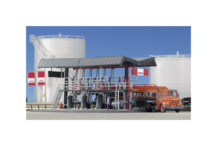 Kibri 39834 MIRO Filling Station With SCANIA Tanker Layout 2