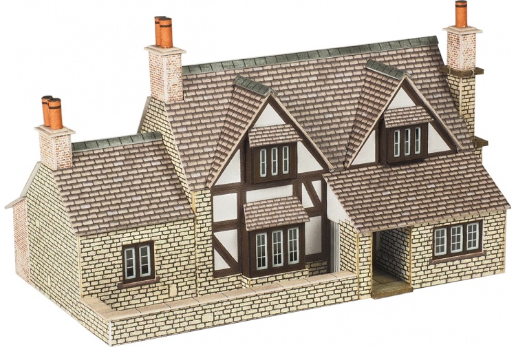 Metcalfe PN167 Town End Cottage N Gauge Card Kit