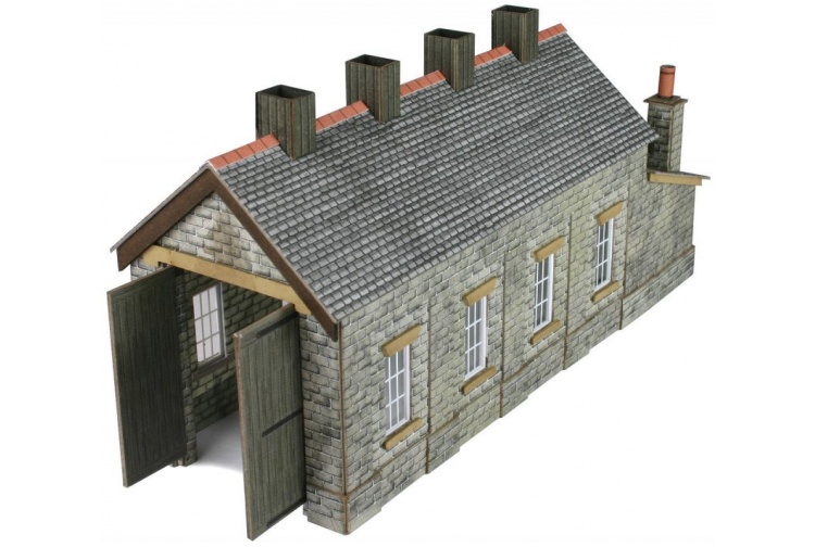 Metcalfe PN932 Stone Single Track Engine Shed 