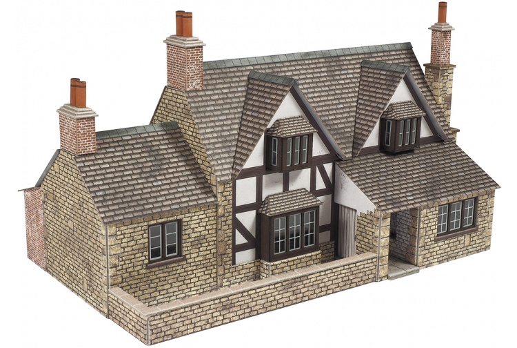 Metcalfe PO267 Town End Cottage OO Gauge Card Kit