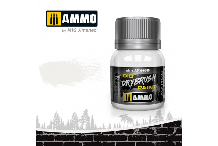 Ammo MIG0600 Drybrush White