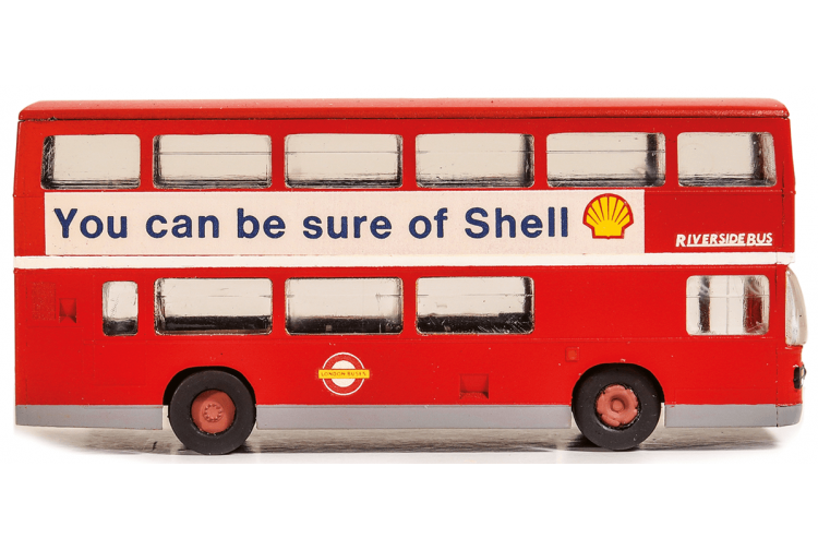 Model Scene 5501 Leyland Olympian Double Decker Bus OO Gauge Plastic Kit Right Side