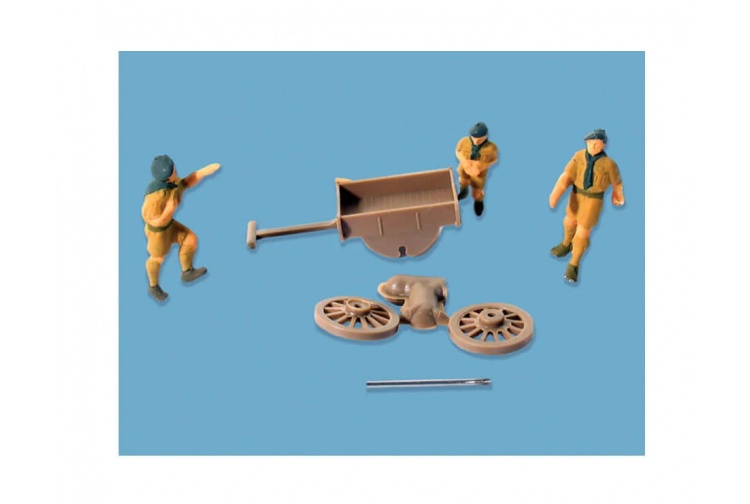 Modelscene 5124 OO Gauge Figures - Scouts and Trek Cart