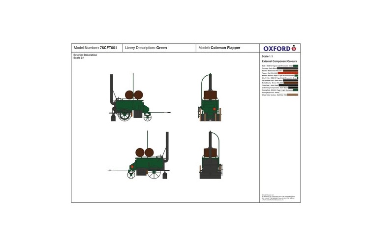 Oxford Diecast 76APR001 Aveling and Porter Roller And Tar Spreader - No 11520 Tar Spreader Datasheet