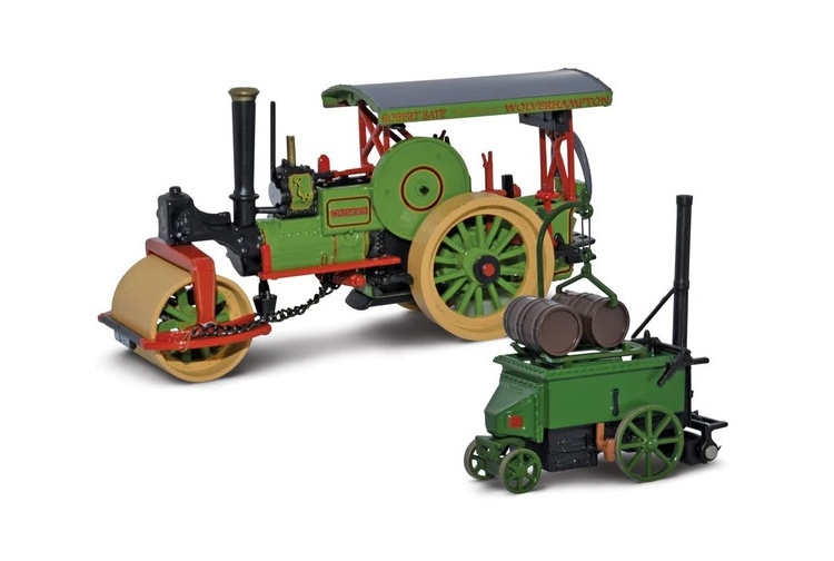 Oxford Diecast 76APR001 Aveling and Porter Roller And Tar Spreader - No 11520