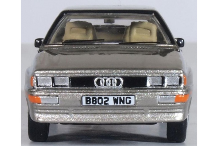 Oxford Diecast 76AQ003 Audi Quattro Sable Brown Metallic Front