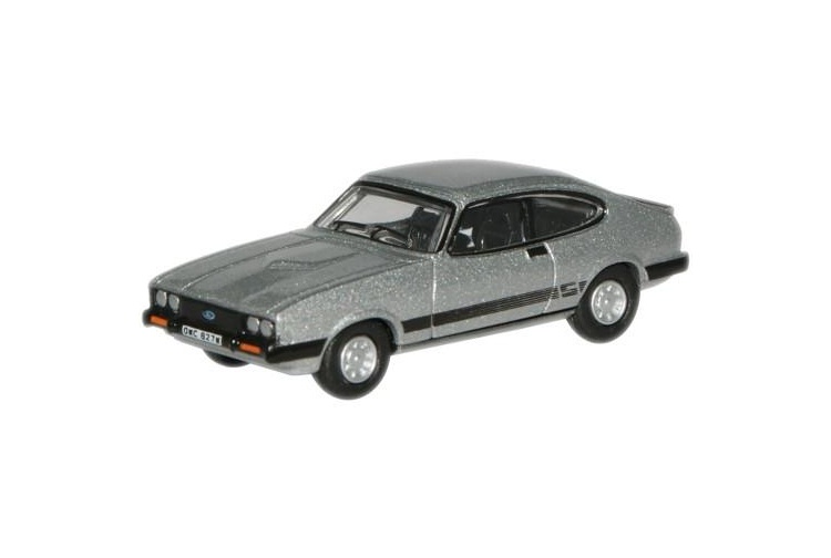 Oxford Diecast 76CAP001 Strato Silver Ford Capri MkIII