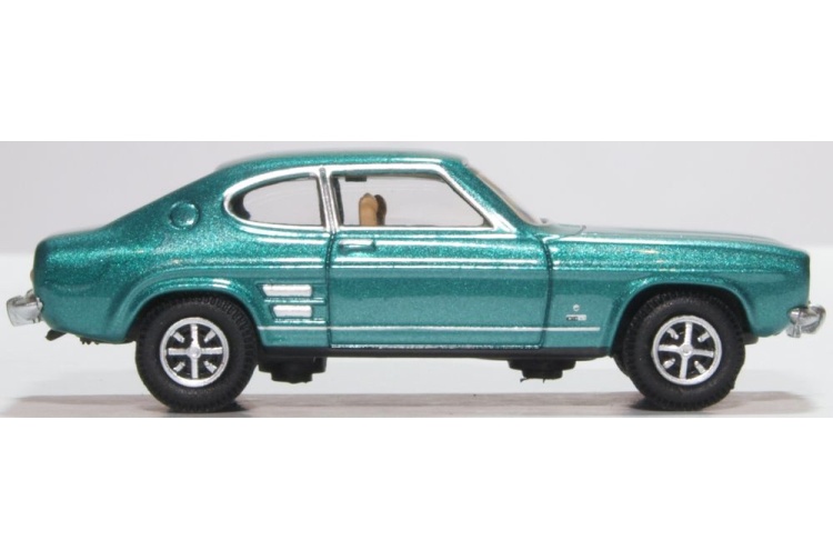 Oxford Diecast 76CP003 Ford Capri Mk1 Aquatic Jade Offside