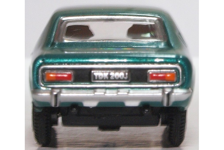 Oxford Diecast 76CP003 Ford Capri Mk1 Aquatic Jade Rear