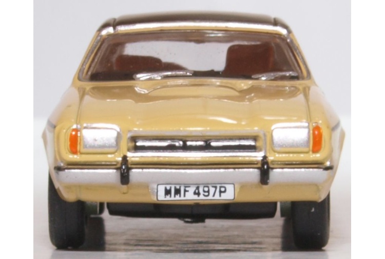 Oxford Diecast 76CPR002 Ford Capri Mk2 Sahara Beige Front