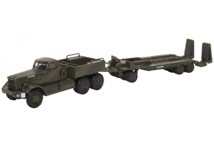 Oxford Diecast 76DT005 Diamond T Tank Transporter 21st Army Tank Brigade 1942